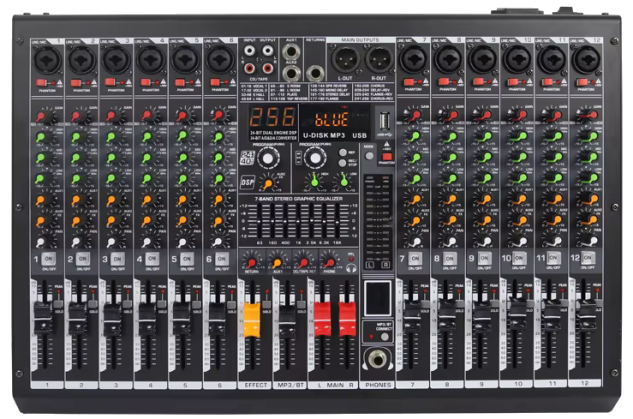 MC-16 16 Mono Mik.Giriş Analog Mikser