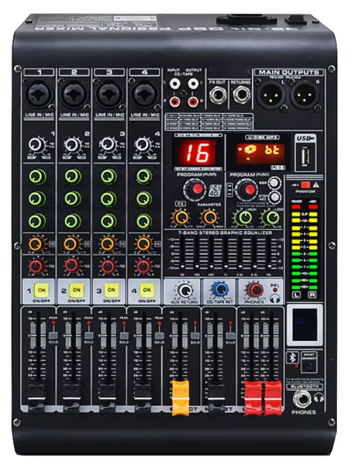 MCP4 4 Kanal 700W 4 Ohm Stereo Power Mikser