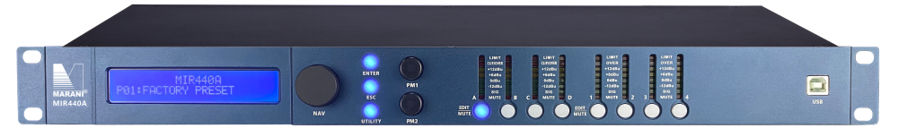 MIR440A 4 In 4 Out Professional Audio Processor