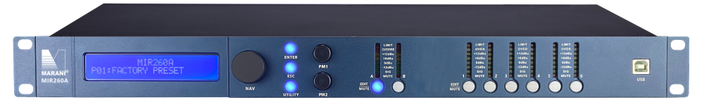MIR260A 2 In 6 Out Professional Audio Processor