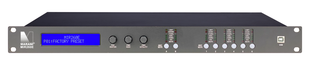MIR260E 2 in 6 out Profesyonel Audio Processor