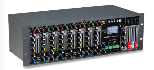 GPM2008 8 Kanal 700W 4 Ohm Stereo Power Mikser