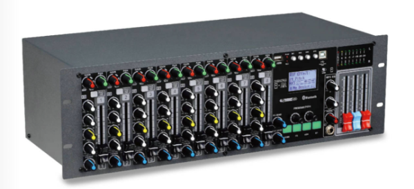 GPM2008 8 Kanal 700W 4 Ohm Stereo Power Mikser