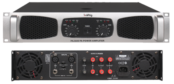 PA2300 2x300W 100V Amfi