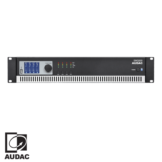 SMQ500 4x500 Watt Power Amfi