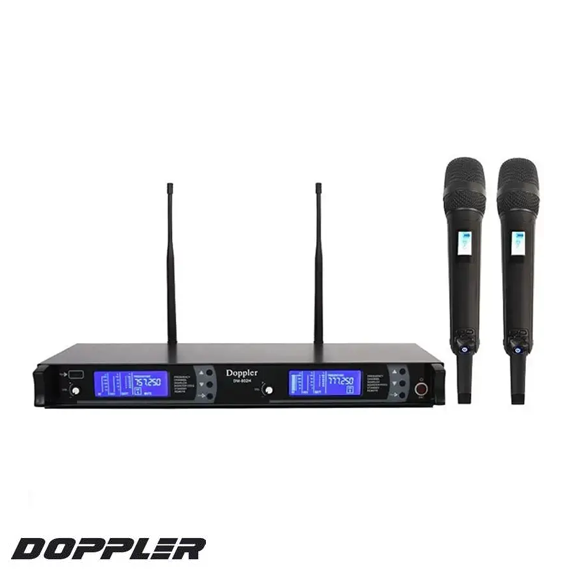 DM-802H SİYAH UHF Çift El Telsiz Mikrofon