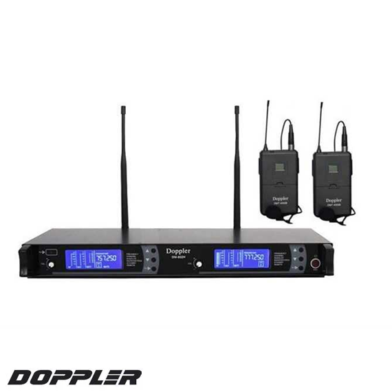 DM-802B UHF Çift Yaka Telsiz Mikrofon