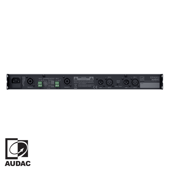 EPA502 2x500 Watt Power Amfi