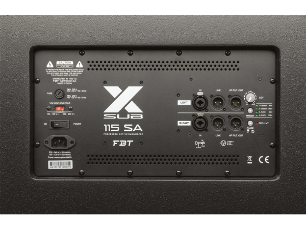 XSUB115SA 1x15'' 1200 Watt Aktif Subbass Hoparlör