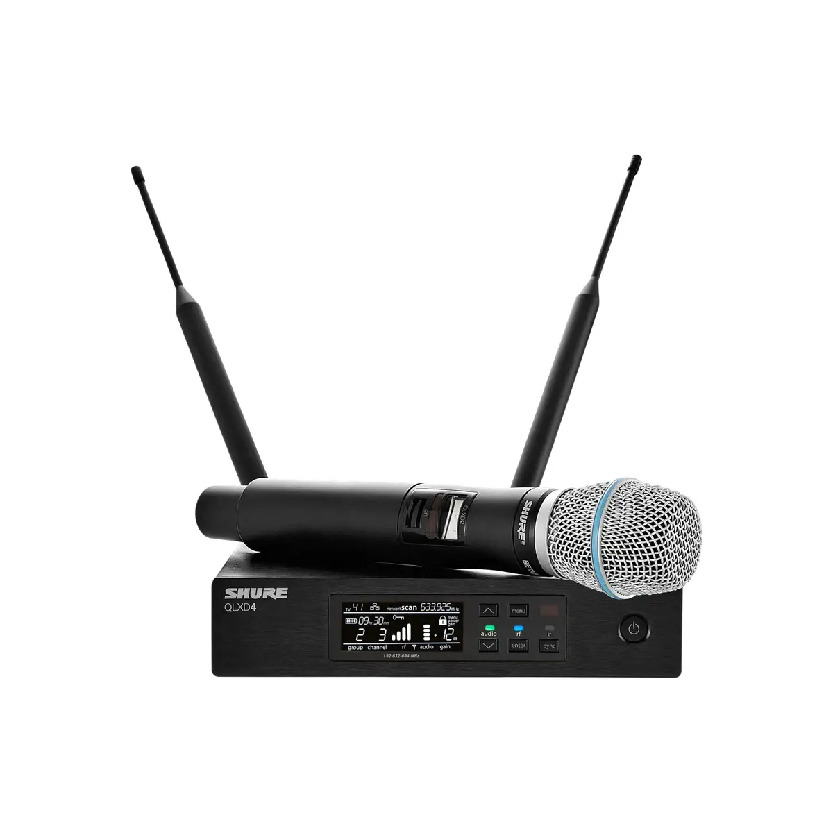 Shure QLXD24/B87C Kablosuz El Mikrofon Sistemi
