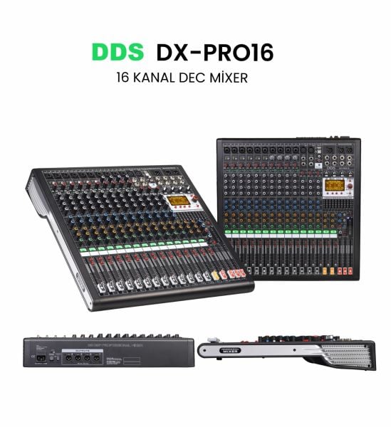 DX PRO16 16 Kanal Anolog Mixer