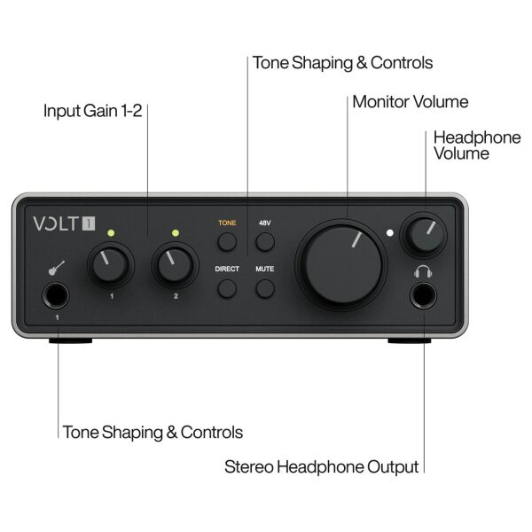 Volt 1 Gen 2 USB-C Ses Kartı