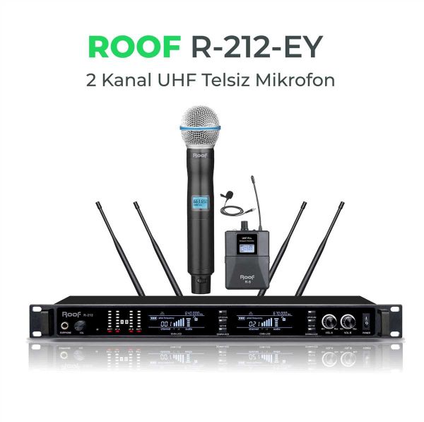 R 212 EY 1El 1Yaka Telsiz Mikrofon