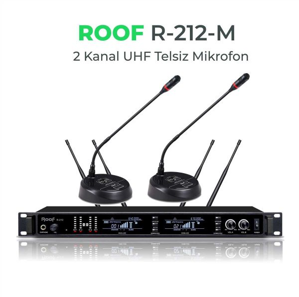 R 212 MM 2 Telsiz Kürsü Mikrofon