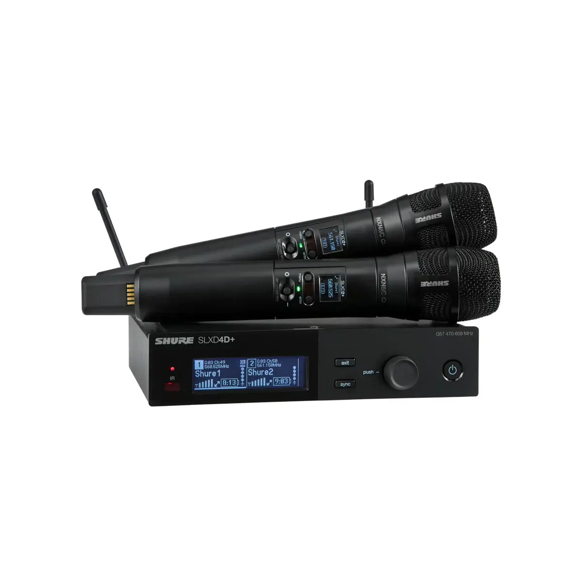 Shure SLXD24D+/N8C Çift Kanallı Kablosuz Mikrofon Sistemi