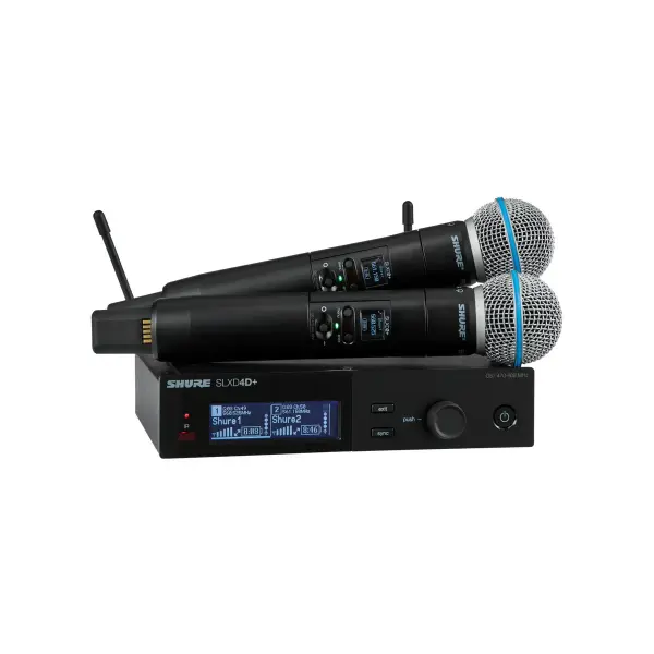 SLXD24D+/B58 Çift Kanallı Kablosuz Mikrofon Sistemi