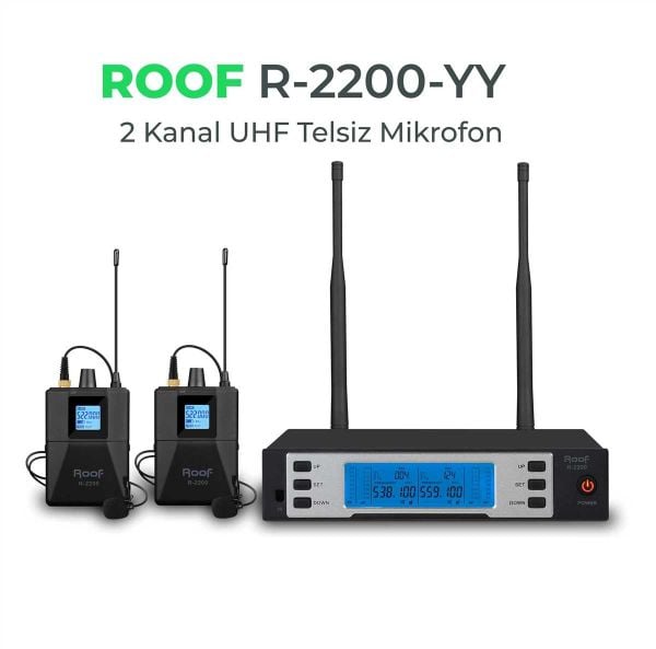 R 2200 YY 2 El Telsiz Yaka Mikrofon