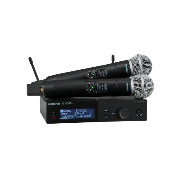 Shure SLXD24D+/58 Çift Kanallı Kablosuz Mikrofon Sistemi
