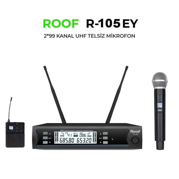 R 105 EY El+Yaka Telsiz Mikrofon