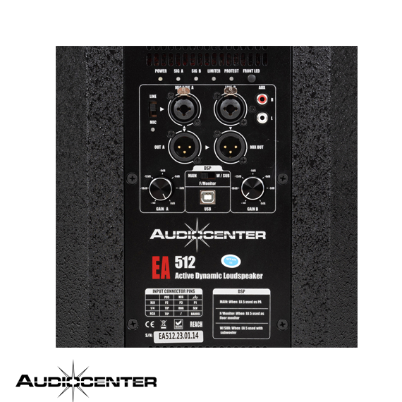 EA512 1x12'' 2000 Watt Aktif Hoparlör