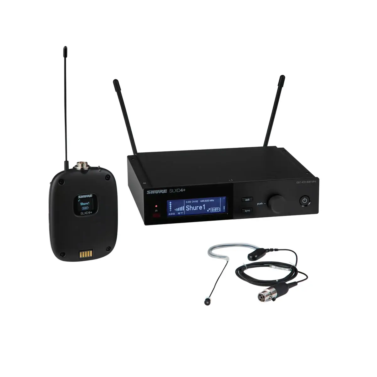 Shure SLXD14+/153B Kablosuz Mikrofon Sistemi