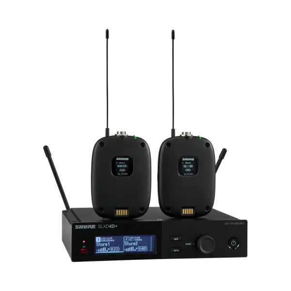 Shure SLXD14D+ Çift Kanallı Kablosuz Mikrofon Sistemi