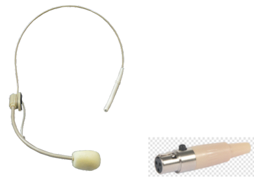 H2C 9,7mm Kapsül Headset Mikrofon