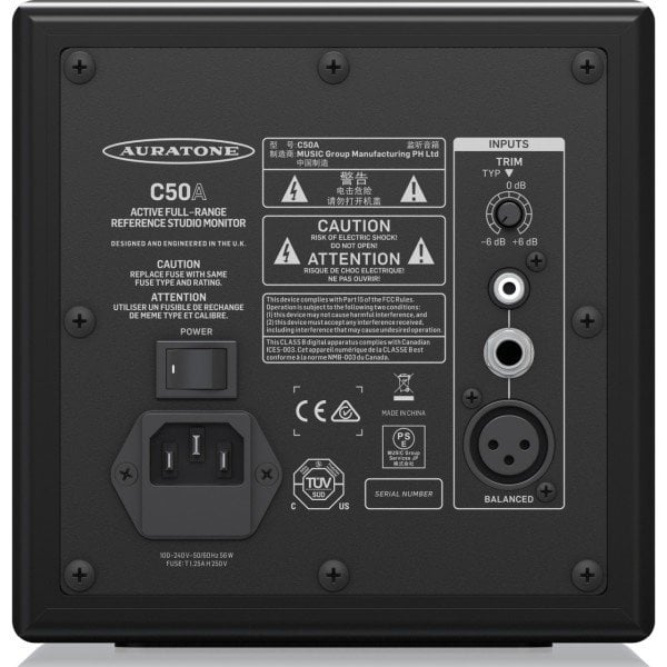 C50A Aktif Stüdyo Monitörü (Tek)