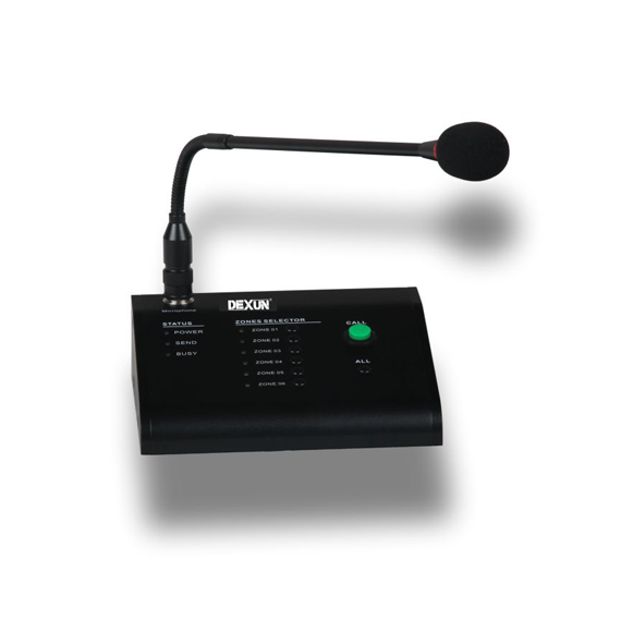 DMX 6M 6 Bölgeli Mikrofon Ünitesi