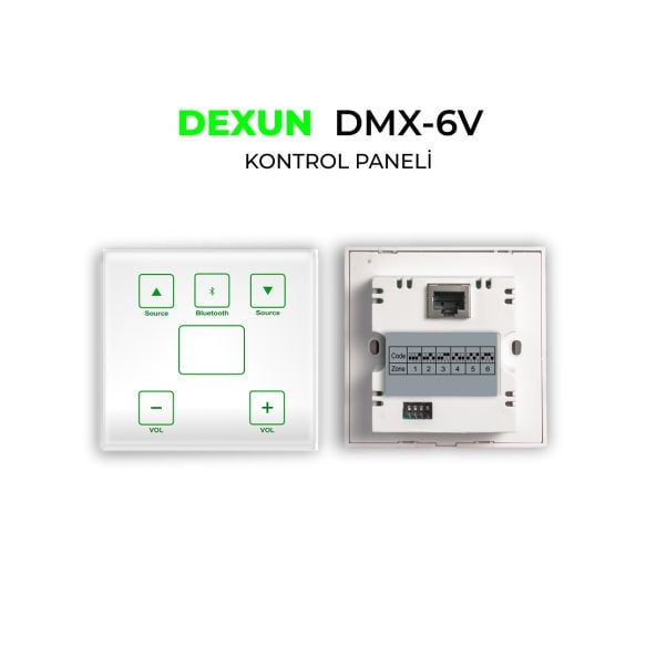 DMX 6V Dokunmatik Duvar Paneli