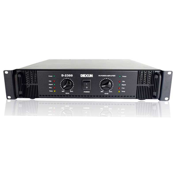 D 2300 70/100V 2x300 Watt Power Amfi