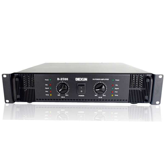 D 2500 70/100V 2x500 Watt Power Amfi