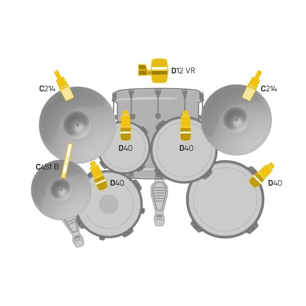 Drum Set Premium Davul Mikrofon Seti