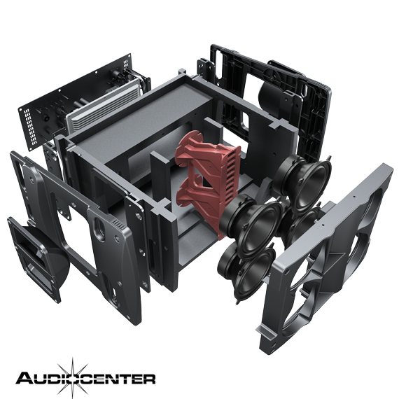 ARTIST T45 DSP 4x5'' LF,  2x1'' HF,  1400 Watt Line Array Hoparlör