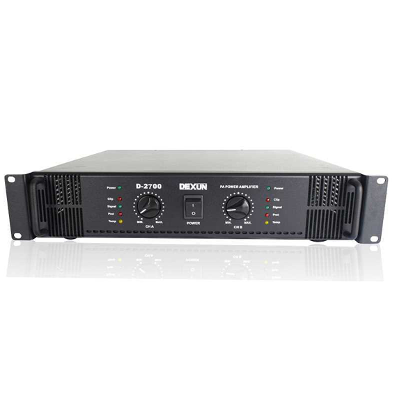 D 2700 70/100V 2x750 Watt Power Amfi