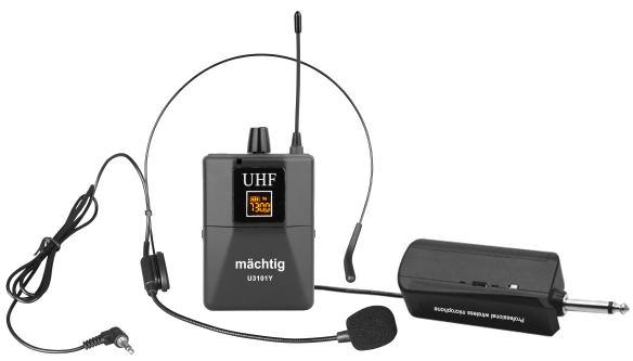 U3101Y Frekans: UHF 550-610Mhz Telsiz Mikrofon