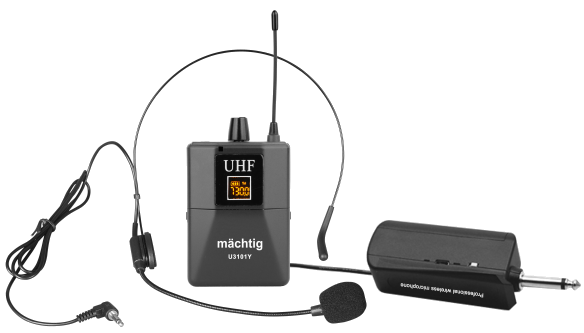 U3101Y Frekans: UHF 550-610Mhz Telsiz Mikrofon