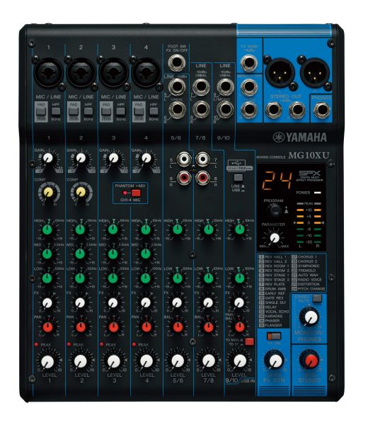 MG10XU 10 Kanal Anolog Mixer