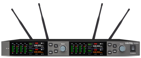 EU8000R 1U Metal Kasa Telsiz Receiver
