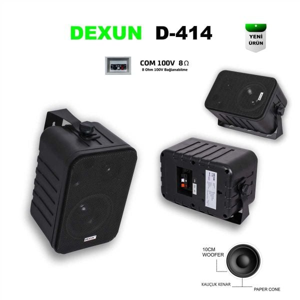 D-414 4'' 200 Watt Sütun Hoparlör