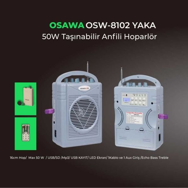 OSW 8102 Yaka Portatif Amfi
