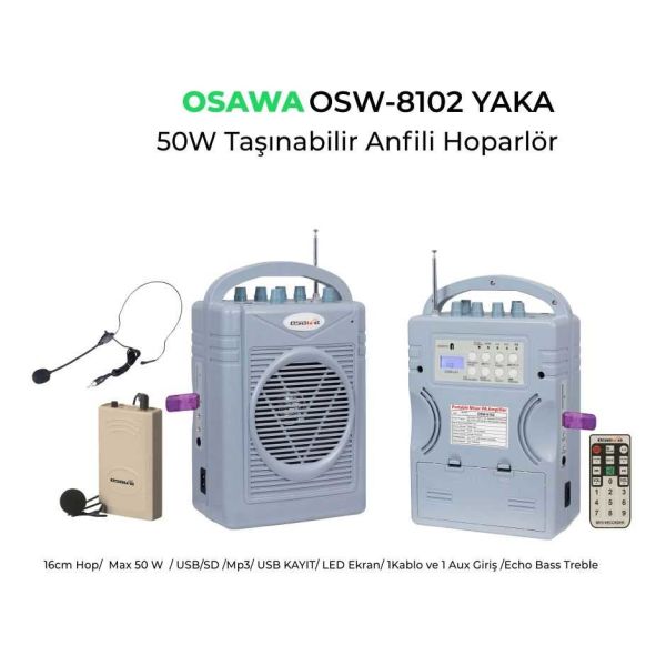 OSW 8102 Yaka Portatif Amfi