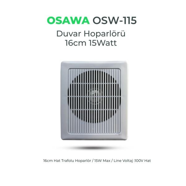 OSW 115 15 Watt Sütun Hoparlör