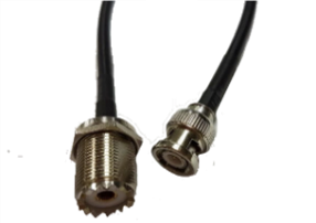 JR9453N BNC-UHF Şase Tipi RG58 Kablo (30cm)