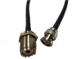 JR9453N BNC-UHF Şase Tipi RG58 Kablo (30cm)