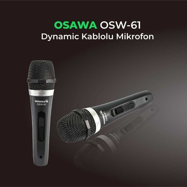 OSW 61 Kablolu Dinamik Mikrofon