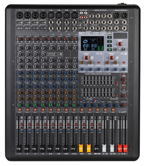 GMX1202FX 4 Mono + 4 Stereo Analog Mikser