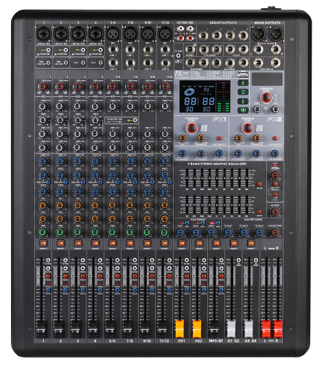 GMX1202FX 4 Mono + 4 Stereo Analog Mikser