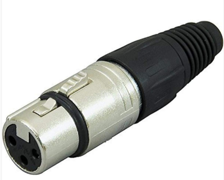 C122F 3 Pin XLR Dişi Konnektör