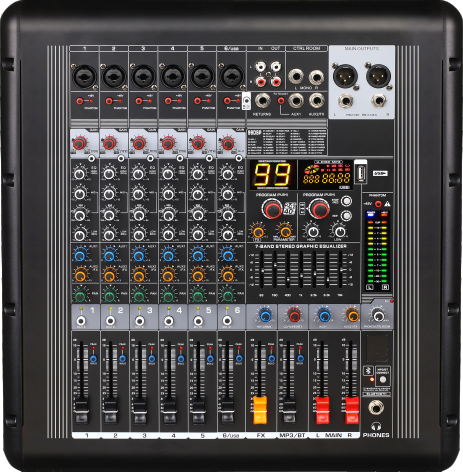 GTP690 6 Kanal 1000 Watt Power Mikser